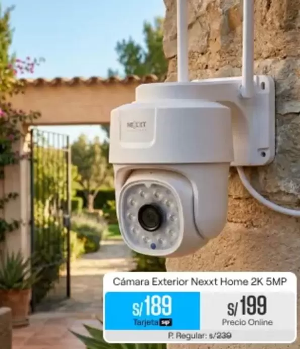 Cámara Exterior 2K 5MP