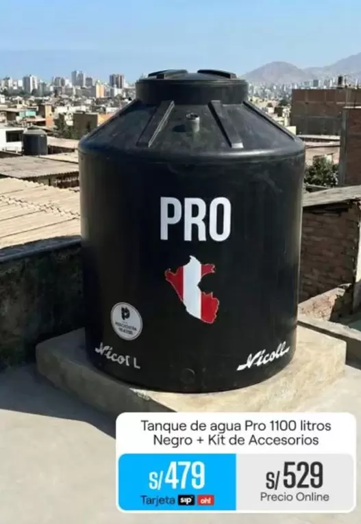 Pro    - Tanque de agua Pro 1100 litros