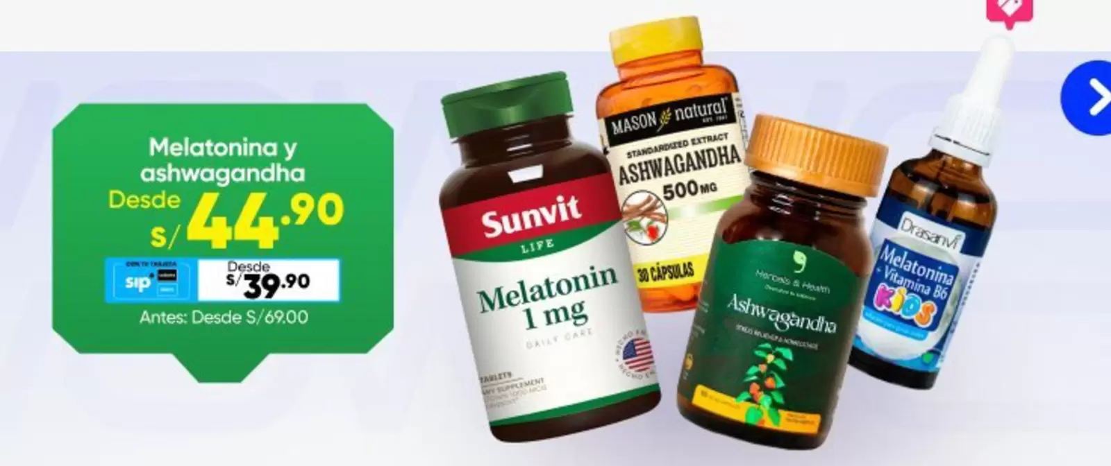 Natural - Melatonina y Ashwagandha