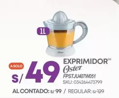 Oster - EXPRIMIDOR FPSTJU407W051