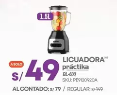 Oster - LICUADORA práctica BL-600