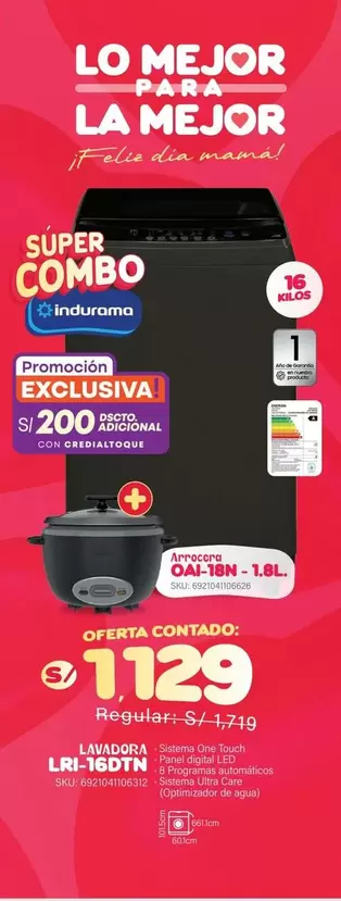 Indurama - SUPER COMBO