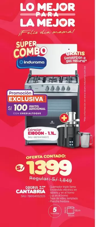 Indurama - SUPER COMBO