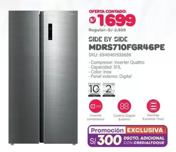 SIDE BY SIDE MDRS710FGR46PE