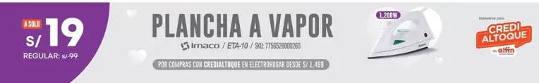 Oster - Plancha a Vapor