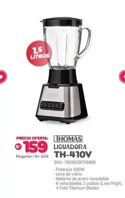 Thomas - LICUADORA TH-410V