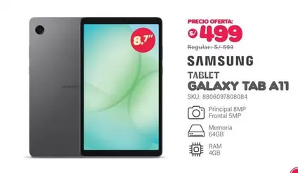 Samsung - TABLET GALAXY TAB A11