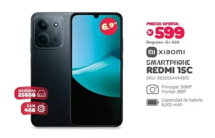 Xiaomi - SMARTPHONE REDMI 15C