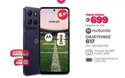Motorola - SMARTPHONE G17