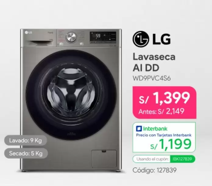 Lg - Lavaseca AI DD WD9PVC4S6