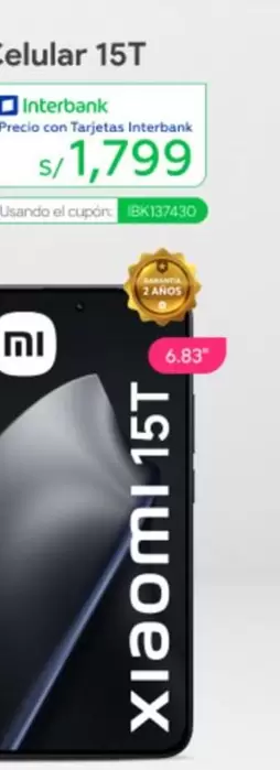 Xiaomi - Celular 15T
