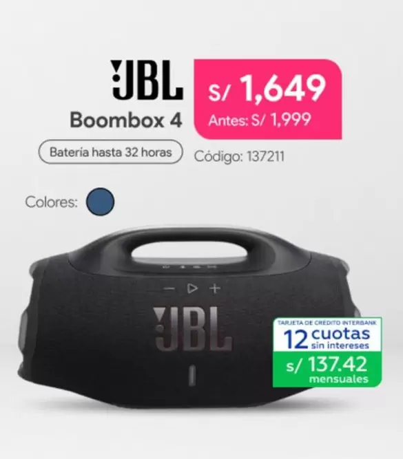 JBL - Boombox 4