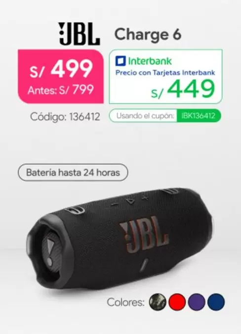 JBL - Charge 6