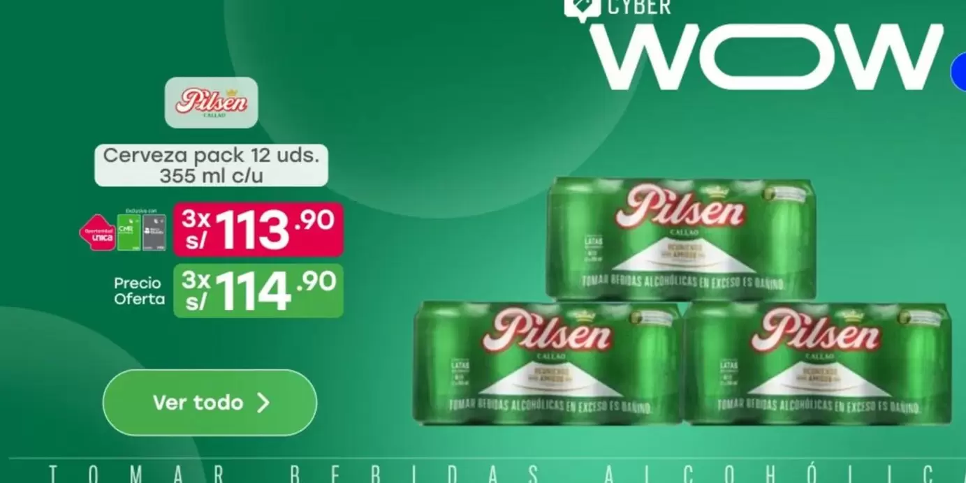 Pilsen - Cerveza pack 12 uds.