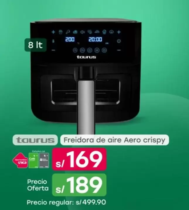 Taurus - Freadora de aire Aero crispy