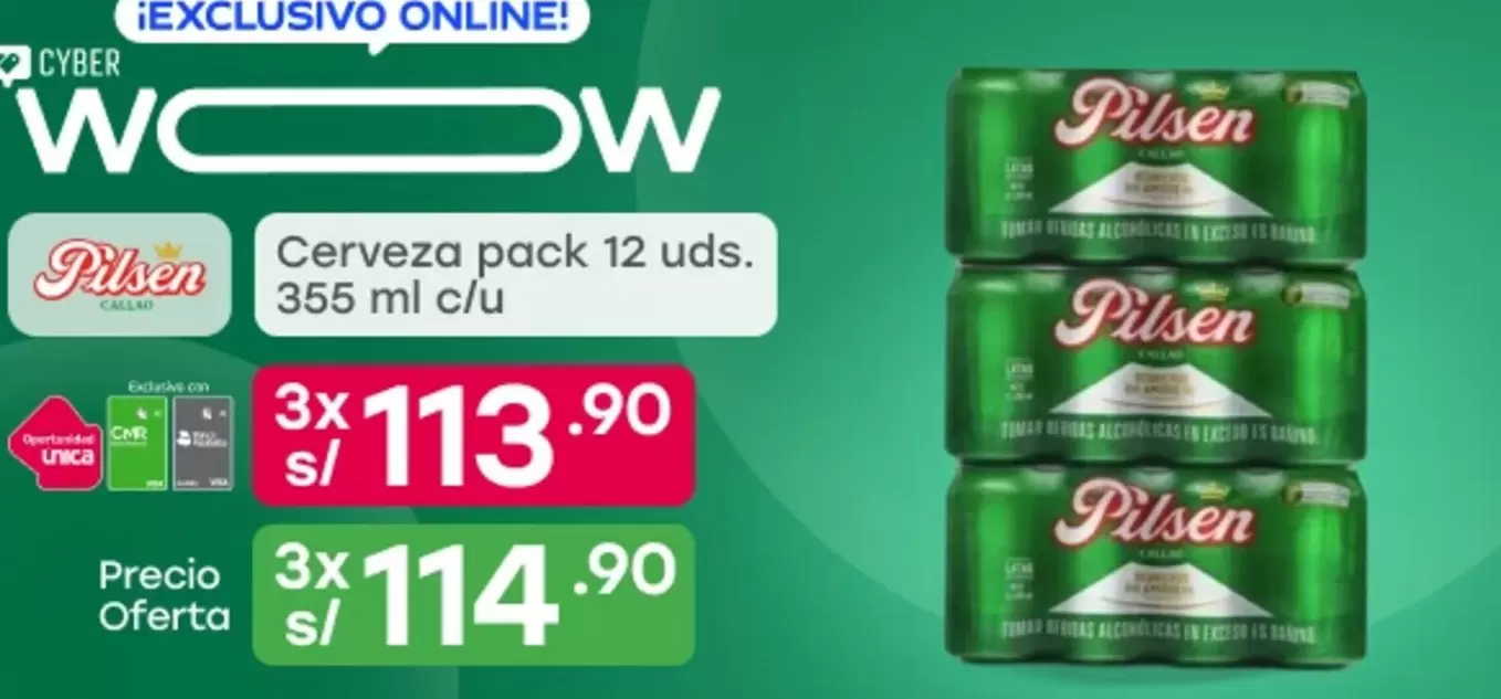 Pilsen - Cerveza pack 12 uds.