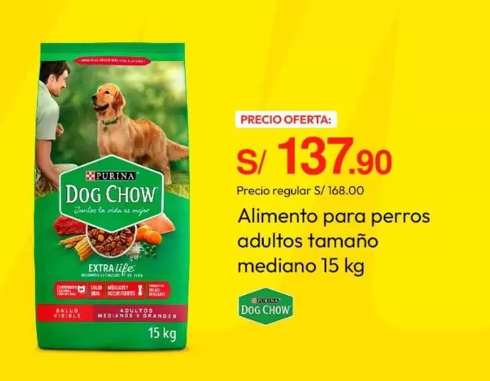 Dog Chow - Alimento para perros adultos tamaño mediano