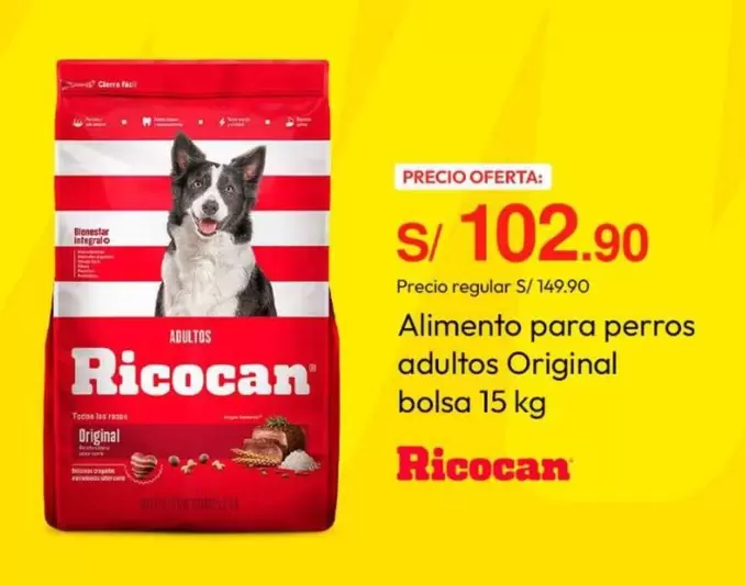 Ricocan - Alimento para perros adultos Original