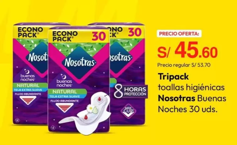 Nosotras - Toallas higiénicas