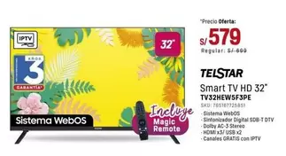 Smart -  TV HD 32" TV32HEW5F3PE