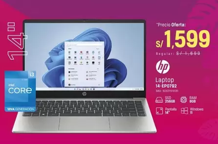 Hp - Laptop 14-EP0792