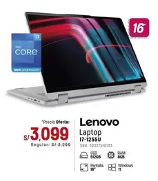 Lenovo - Laptop i7-1255U