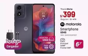 Motorola - Smartphone G04S
