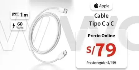 Apple - Cable Tipo C a C