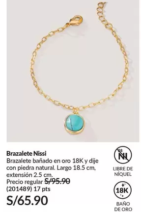 Oro - Brazalete Nissi (201489)