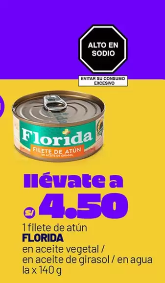 Florida - filete de atún