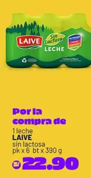 Laive - Leche sin lactosa