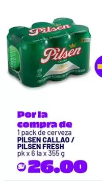 Pilsen - cerveza CALLAO / FRESH