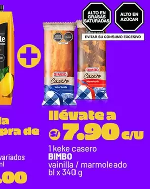 Bimbo - 1 keke casero