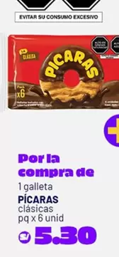 Pícaras - galleta PÍCARAS clásicas pq x 6 unid
