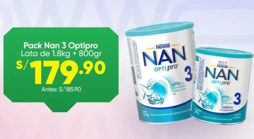 Nestlé - Nan 3 Optipro Lata