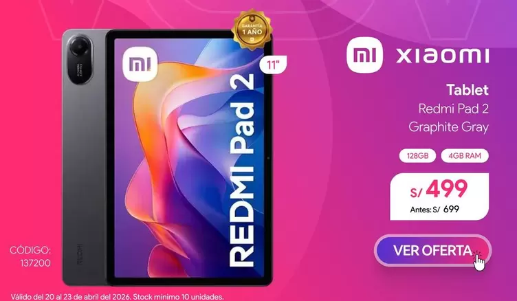 Xiaomi - Redmi Pad 2