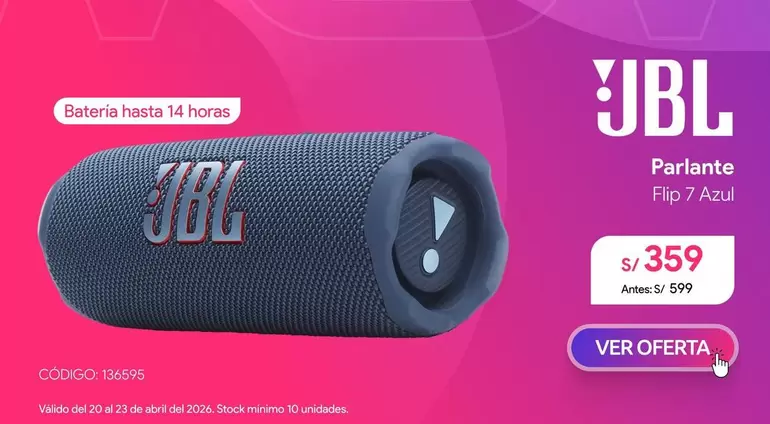 JBL - Parlante Flip 7 Azul