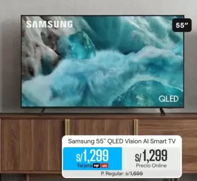 Samsung - 55" QLED Vision AI Smart TV