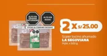 La Segoviana - Super tocino ahumado