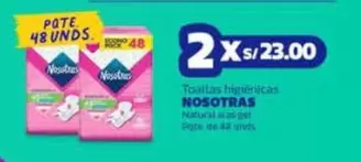 Nosotras - Toallas higienicas