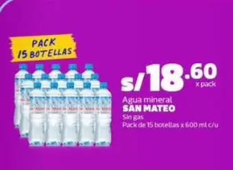 San Mateo - Agua mineral