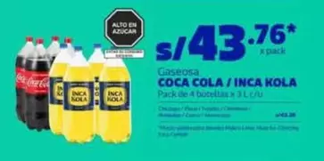 Coca-Cola - Gaseosa COCA COLA / INCA KOLA