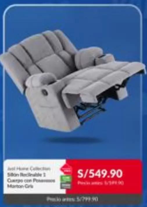 Sillón Reclinable 1 Cuerpo