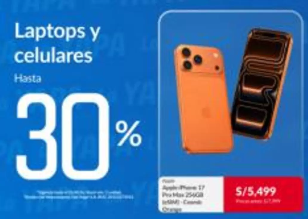 Laptops y celulares