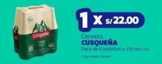 Cusqueña - Cerveza Pack de 6 botellas
