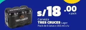 Tres Cruces - Cerveza Lager