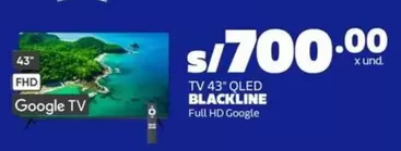 Blackline - TV 43" QLED BLACKLINE Full HD Google