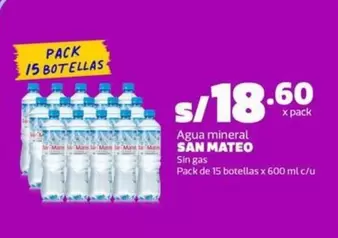 San Mateo - Agua mineral