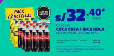 Coca-Cola - Gaseosa COCA COLA / INCA COLA