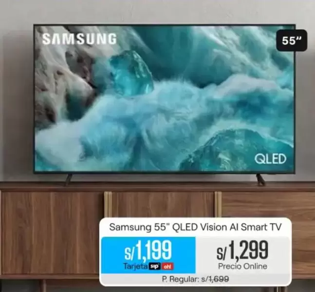Samsung - 55" QLED Vision AI Smart TV